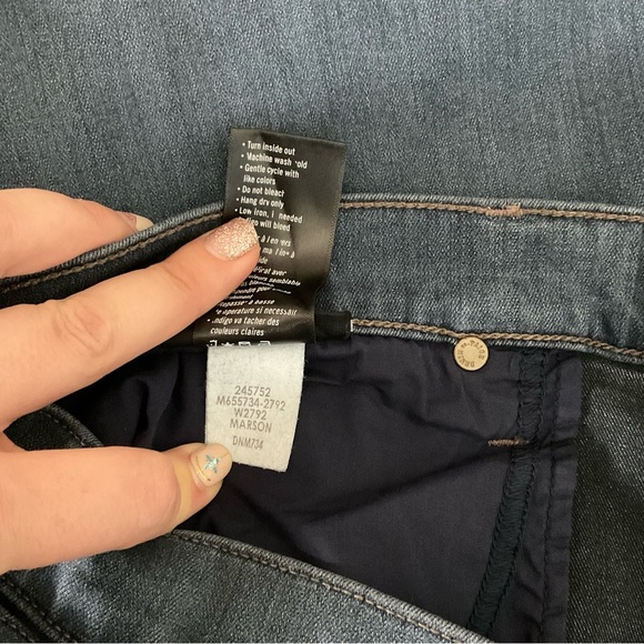 PAIGE Federal “Marson” Medium Blue Luxury Jeans Mens 38 x 33 New Straight Leg - Picture 6 of 8